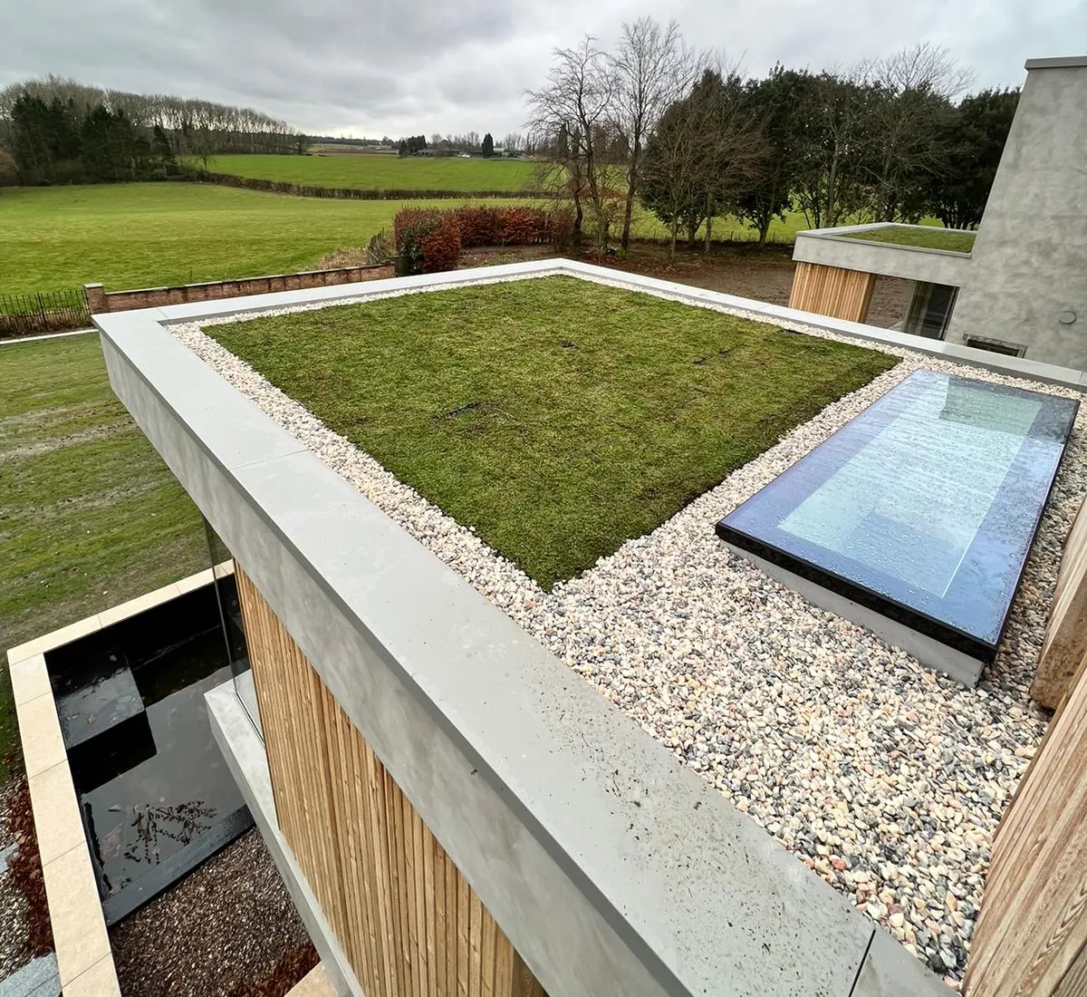 Green Sphere Roof detail